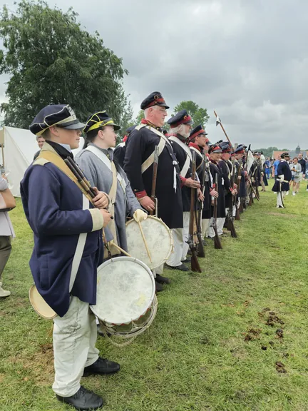 Slag van Waterloo Reinacting (België)